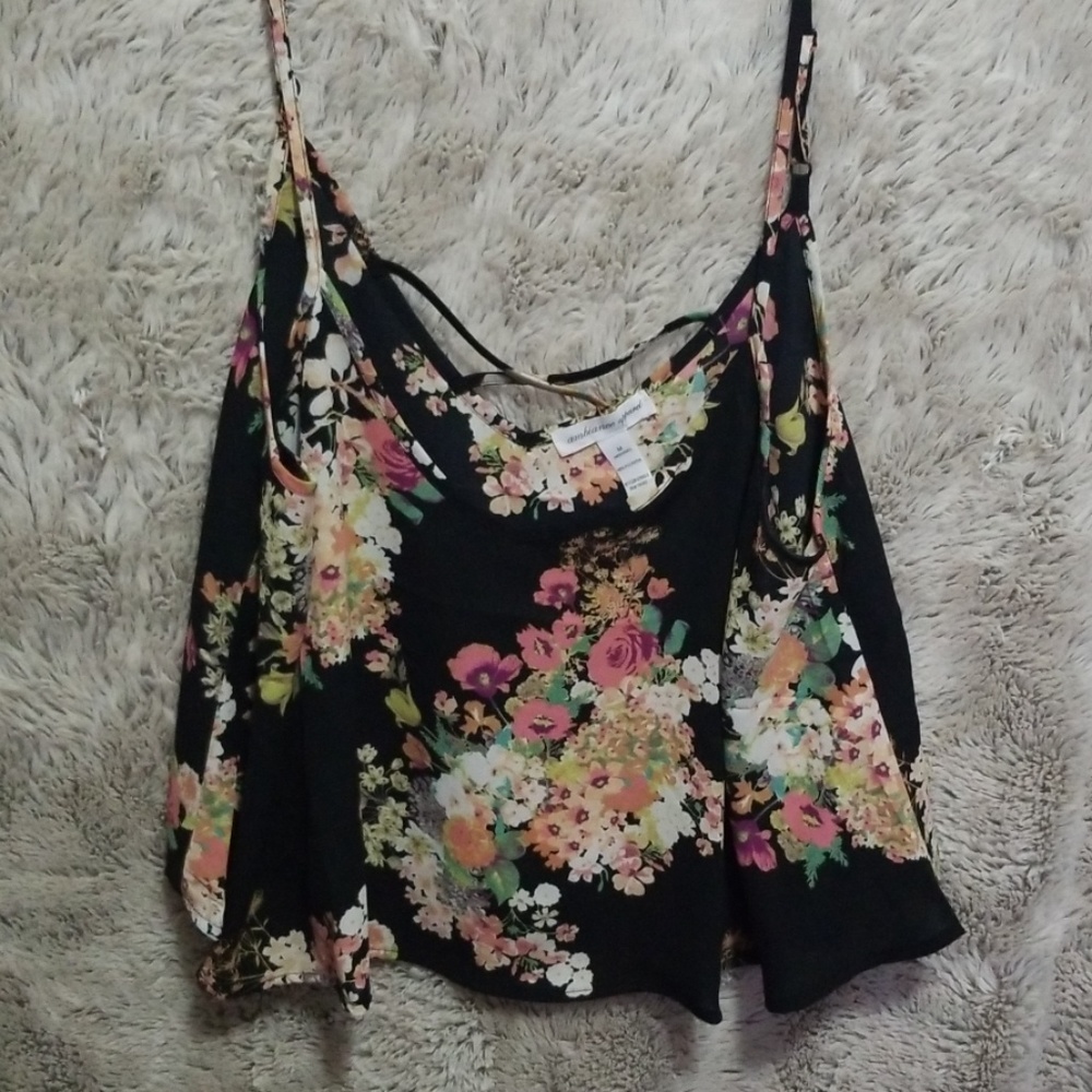 Floral crop top